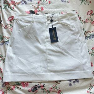 NWT Ralph Lauren Polo Golf White Skirt